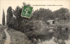 CPA Becon Les Bords De la Seine Ile De La Jatte