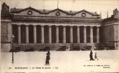 CPA Bordeaux Le Palais De Justice