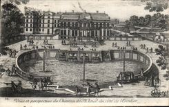 CPA Seen And Perspectiue Of Chateau De St Cloud Of the Dimension Of the Staircase