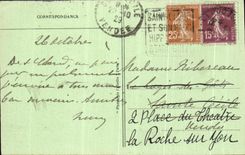 CPA Seen And Perspectiue Of Chateau De St Cloud Of the Dimension Of the Staircase