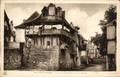 CPA Salies De Bearn Vieilles Maisons Sur Le Saleys