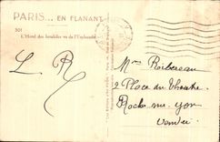 CPA Paris En Flanant L'Hotel des invalides vu de l'Esplanade