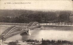 CPA Lyon the Bridge of the Mouth and the Park