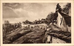 CPA Langres Les remparts vus de la porte Henri IV