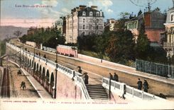 CPA the Low Pyrenees Pau Avenue Leon Say And Boulevard of the Pyrenees