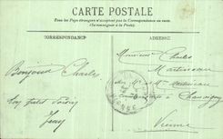 CPA Pornic La Chateau Maree Montante Bateau