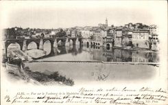 CPA Albi vista en el suburbio de la Madeleine