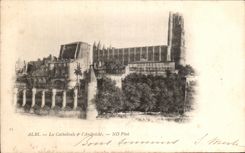 CPA Albi la catedral y el palacio del arzobispo