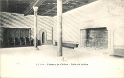 CPA Chateau de Chillon Salle de Justice