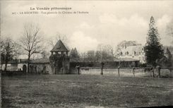 CPA La Vendee Pittoresque La Reorthe Vue Generale du Chateau de l'Aubraie