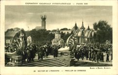 CPA Exposition Colonianle Internationale Paris 1931 Section De L'Indochine Pavillon Du Cambodge 