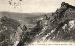 CPA the Mount Gilds the Chimney of the Devil and the Valley of the Mount Gilds