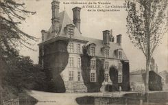 CPA Les Chateau de la Vendee Avrille Le Chateau de la Guignardiere