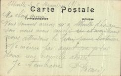 CPA Abbeville Statue of Prarond Children