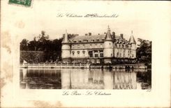 CPA Castle of Rambouillet the park the castle