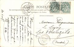 CPA Clisson interior de las gradas del castillo