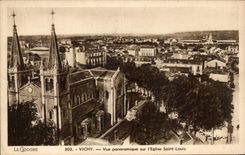 CPA Vichy Panoramic View on the Church Louis Saint