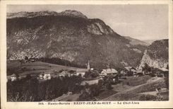 CPA High Savoy Saint Jean de Sixt the Place Chief