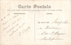 CPA the Sarthe Castle of Pierre