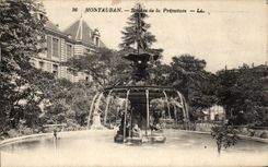 CPA Montauban Public garden of the Prefecture