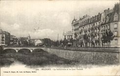CPA Belfort La Savoureuse et le Quai Vauban