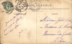 CPA Lyon Basilica of Fourviere Seen side