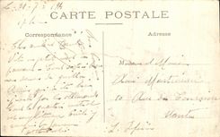 CPA Rheims the Sube Fountain and the Place Drouet d' Erlon Bicycle