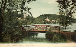 CPA Pierrefonds Vue sur l'Etang