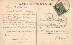 CPA Lyon Parc de la Tete d'or Le Coin aux Cygnes 