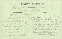 CPA Sands Of olonne Cliffs of Pironniere During the Storm