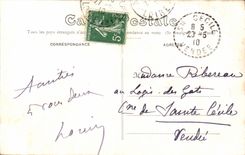 CPA Nantes the Quay of the Pit and the city Taken of the Transporter Boats