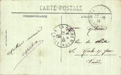 CPA Nantes Botanical garden Stag and hind