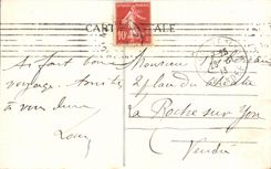 CPA Nantes Places of the Duchess Anne Paille of Gold Lu