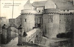 CPA Nantes the Castle of the Duchess Anne Entrance