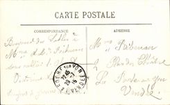 CPA Par la Tempete Phare