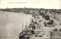 CPA Nantes View Of the Port Boats