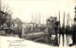 CPA Indre Buzancais les bords de l'Indre
