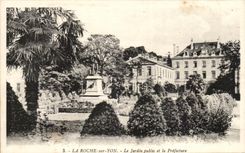 CPA the Rock on Yon the Public garden And Prefecture