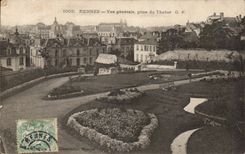 CPA Rennes Vue Generale prise du Thabor