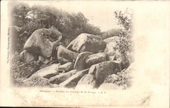 CPA Huelgoat rocks of the Household of the Virgin