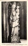 CPA In the Church of Alabaster Viertge Buoy of the 14th Century Nantes Madonna