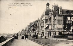 CPA La Baule on Sea Darlu Boulevard close Splendid Hotel