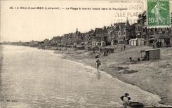 CPA La Baule on Mer the Beach has high tide towards Pouliguen