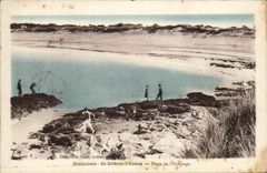 CPA Rochelets St Brevin the Ocean Beach of the Hermitage Fishes