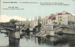 CPA Ferte S Jouarre Bridge destroyed by the French Genius Militaria