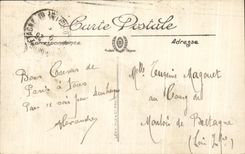 CPA Paris lA'venue des Champs Elyees et les Chevaux de Marly