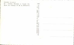 CPA Tours Old Houses with the angle of the Streets of the Exchange and the Grill room