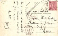 CPA La Basilique et le Calvaire Breton Lourdes