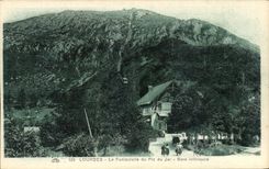 CPA Lourdes le Funiculaire du Pic du Jer Gare Inferieure