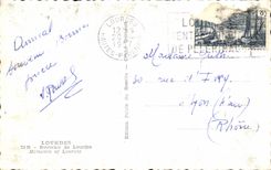 CPA Lourdes Souvenir de Lourdes 